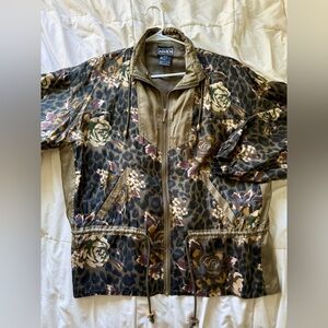 Vintage Silk Windbreaker Jacket